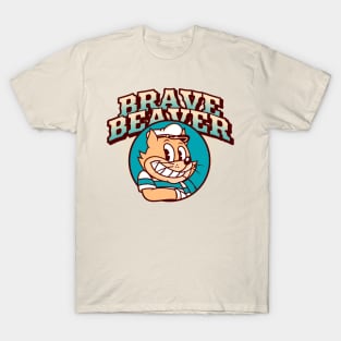 Cuphead Vintage Cartoons Brave Beaver T-Shirt